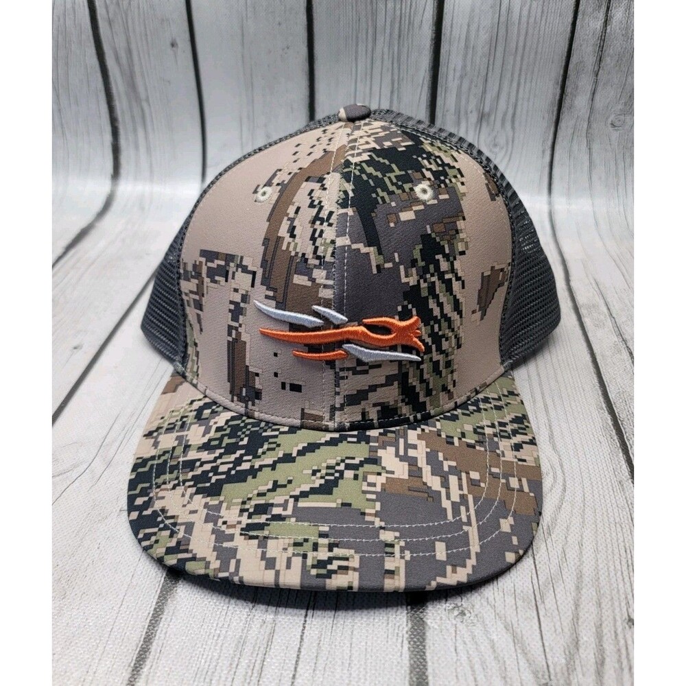 SITKA Gear Optifade Camo Snapback Trucker Hat Tactical Performance Mesh Back Cap